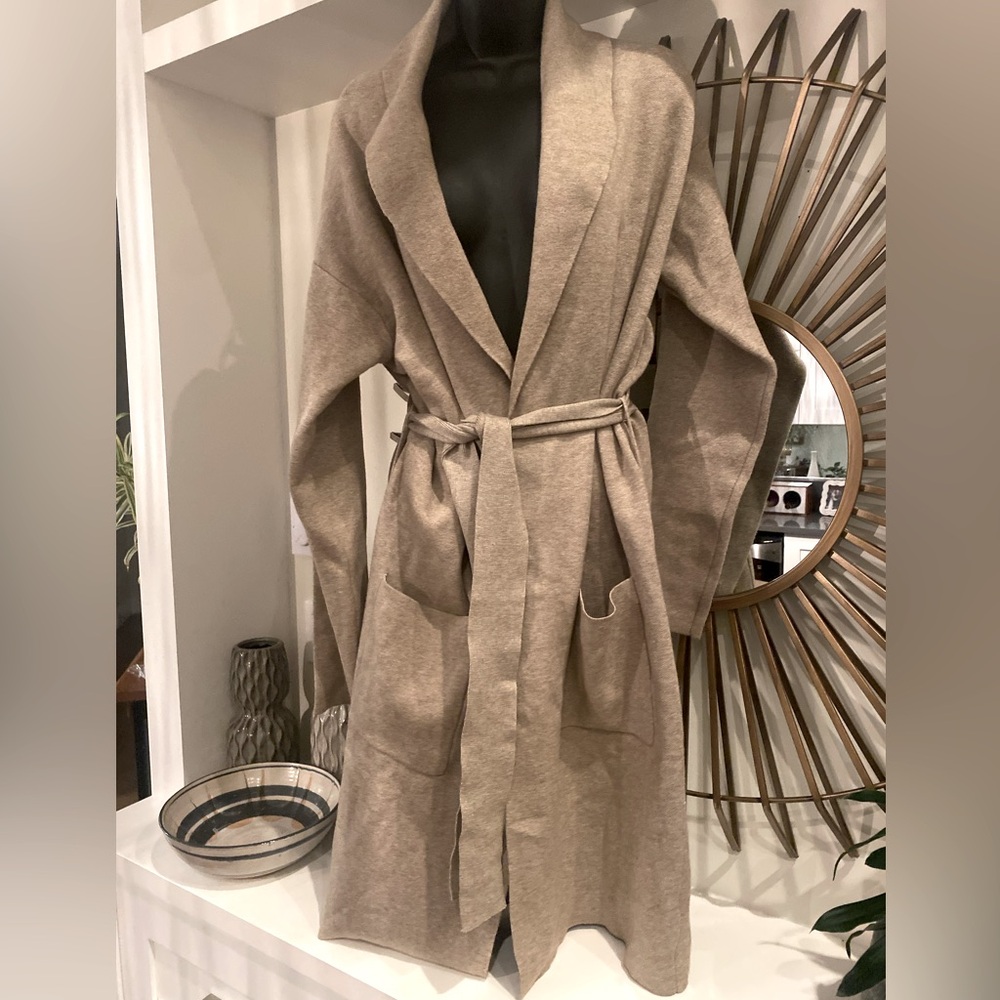 Como Vintage Tan long sweater